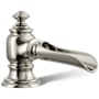 Kohler Artifacts 1.2 GPM Widespread Bathroom Faucet with Pop-Up Drain Assembly - Less Handles Vibrant Polished Nickel