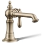 Kohler Artifacts 1.2 GPM Single Hole Bathroom Faucet with Pop-Up Drain Assembly Vibrant Brushed Bronze