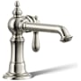 Kohler Artifacts 1.2 GPM Single Hole Bathroom Faucet with Pop-Up Drain Assembly Vibrant Polished Nickel