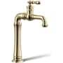 Kohler Artifacts 1.2 GPM Single Hole Bathroom Faucet with Pop-Up Drain Assembly Vibrant French Gold