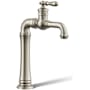 Kohler Artifacts 1.2 GPM Single Hole Bathroom Faucet with Pop-Up Drain Assembly Vibrant Brushed Nickel