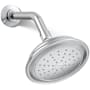 Kohler Artifacts 1.75 GPM Single Function Shower Head with MasterClean Sprayface and Katalyst Air-Induction Technology Polished Chrome