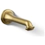 Kohler Artifacts 7-13/16" Tub Spout Vibrant Brushed Moderne Brass
