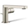 Kohler Composed 1.2 GPM Single Hole Bathroom Faucet with Pop-Up Drain Assembly Vibrant Brushed Nickel