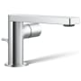 Kohler Composed 1.2 GPM Single Hole Bathroom Faucet with Pop-Up Drain Assembly Polished Chrome