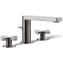 Kohler Composed Widespread Bathroom Faucet with Cross Handles and Pop-Up Drain Titanium