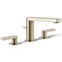 Kohler Composed Widespread Bathroom Faucet with Lever Handles - Pop Up Included Vibrant Brushed Bronze