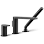 Kohler Composed Deck Mounted Roman Tub Filler with Built-In Diverter - Includes Hand Shower Matte Black