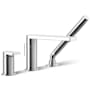 Kohler Composed Deck Mounted Roman Tub Filler with Built-In Diverter - Includes Hand Shower Polished Chrome