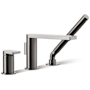 Kohler Composed Deck Mounted Roman Tub Filler with Built-In Diverter - Includes Hand Shower Vibrant Titanium