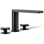 Kohler Composed Widespread Deck Mounted Roman Tub Filler with Cross Handles Matte Black