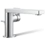 Kohler Composed 1.2 GPM Single Hole Bathroom Faucet with Pop-Up Drain Assembly Polished Chrome
