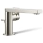 Kohler Composed 1.2 GPM Single Hole Bathroom Faucet with Pop-Up Drain Assembly Vibrant Polished Nickel