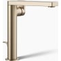 Kohler Composed 1.2 GPM Vessel Single Hole Bathroom Faucet with Pop-Up Drain Assembly Vibrant Brushed Bronze