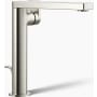 Kohler Composed 1.2 GPM Vessel Single Hole Bathroom Faucet with Pop-Up Drain Assembly Vibrant Polished Nickel