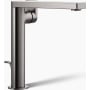 Kohler Composed 1.2 GPM Vessel Single Hole Bathroom Faucet with Pop-Up Drain Assembly Titanium