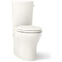 Kohler Persuade Curv 1.0 / 1.6 GPF Dual Flush Two Piece Elongated Chair Height Toilet with Hand Lever - Less Seat Biscuit