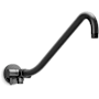 Kohler Gooseneck Rainhead Arm with 3-way Diverter Brushed Graphite