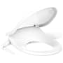 Kohler PureWash M250 Round-Front Bidet Toilet Seat with Adjustable Water Position and Pressure, Automatically Rinsing Self-Cleaning Wand, Quiet-Close, Quick-Release, and Quick-Attach Technologies White