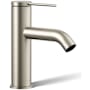 Kohler Components 1.2 GPM Single Hole Bathroom Faucet with Pop-Up Drain Assembly Vibrant Brushed Nickel