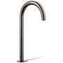 Kohler Components 1.2 GPM Vessel Widespread Bathroom Faucet with Tube Design Spout and Drain Assembly- Less Handles Vibrant Titanium