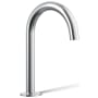Kohler Components 1.2 GPM Widespread Bathroom Faucet with Drain Assembly and Tube Design Spout - Less Handles Polished Chrome