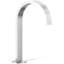 Kohler Components 1.2 GPM Widespread Bathroom Faucet with Drain Assembly and Ribbon Design Spout - Less Handles Polished Chrome