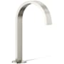 Kohler Components 1.2 GPM Widespread Bathroom Faucet with Drain Assembly and Ribbon Design Spout - Less Handles Vibrant Polished Nickel