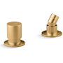 Kohler Components Two-Way Diverter Valve Trim and Handshower Hose Guide Vibrant Brushed Moderne Brass