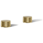 Kohler Components Knob Handles for Tub Faucet Vibrant Brushed Moderne Brass
