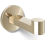 Kohler Components Single Robe Hook Vibrant French Gold