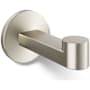 Kohler Components Single Robe Hook Vibrant Brushed Nickel
