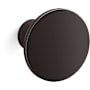 Kohler Components 1-1/2 Inch Mushroom Cabinet Knob Brushed Graphite