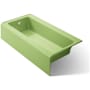 Kohler Bellwether 60" Alcove Soaking Tub with Left Drain Fresh Green