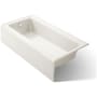 Kohler Bellwether 60" Alcove Soaking Tub with Left Drain Biscuit