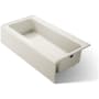 Kohler Bellwether Bath Tub 60" L x 30 1/4" W Cast Iron Soaking for Three Wall Alcove Installations with Integral Apron and Right Drain Biscuit
