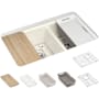 Kohler Riverby 33" Undermount Double Basin Cast Iron Kitchen Sink with Basin Rack, Colander and Cutting Board Biscuit