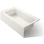 Kohler Bellwether Collection 60" Three Wall Alcove Cast Iron Soaking Bath Tub with Integral Apron and Right Hand Drain Biscuit