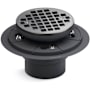 Kohler Clearflo Round Design Tile-In Shower Drain Brushed Graphite