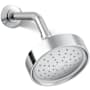 Kohler Purist 2.5 GPM Single Function Shower Head with MasterClean and Katalyst Air-Induction Spray Technology Chrome