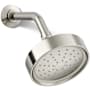 Kohler Purist 2.5 GPM Single Function Shower Head with MasterClean and Katalyst Air-Induction Spray Technology Polished Nickel