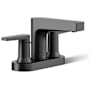 Kohler Taut 1.2 GPM Centerset Bathroom Faucet with Pop-Up Drain Assembly Matte Black