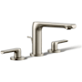 Kohler Avid 1.2 GPM Widespread Bathroom Faucet with Pop-Up Drain Assembly Vibrant Brushed Nickel