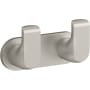 Kohler Avid Double Robe Hook Rack Vibrant Brushed Nickel