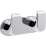 Kohler Avid Double Robe Hook Rack Polished Chrome