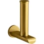 Kohler Avid Wall Mounted Euro Toilet Paper Holder Vibrant Brushed Moderne Brass