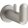 Kohler Kumin Double Robe Hook Vibrant Brushed Nickel