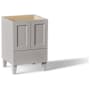 Kohler Poplin 24" Vanity Cabinet Only - Free Standing Installation Type Mohair Grey