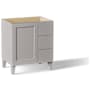 Kohler Poplin 30" Vanity Cabinet Only - Free Standing Installation Type Mohair Grey
