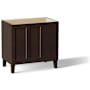 Kohler Poplin 36" Wooden Vanity Cabinet Only with Right Side Drawers Claret Suede